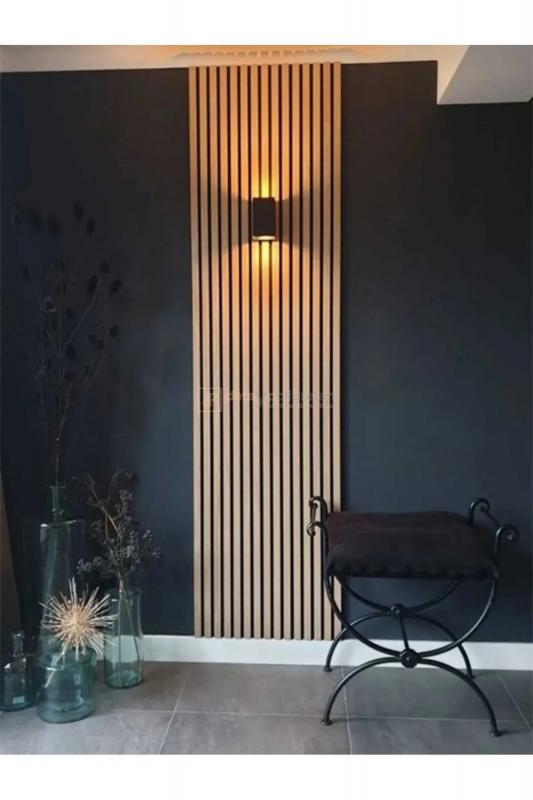 Mdf%20Ahşap%20Akustik%20Duvar%20Paneli%20Teak%20100*275%20cm