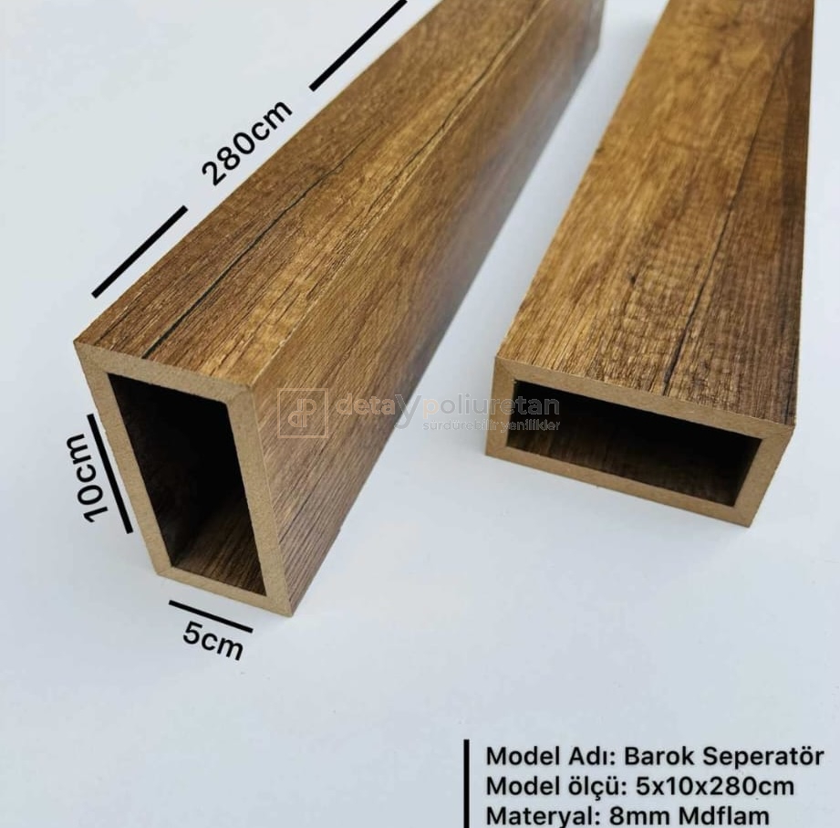 5x10x280cm%20(%20Barok)%20Mdf%20Seperatör%20Paravan%20Dekoratif%20Bölme%20Profili