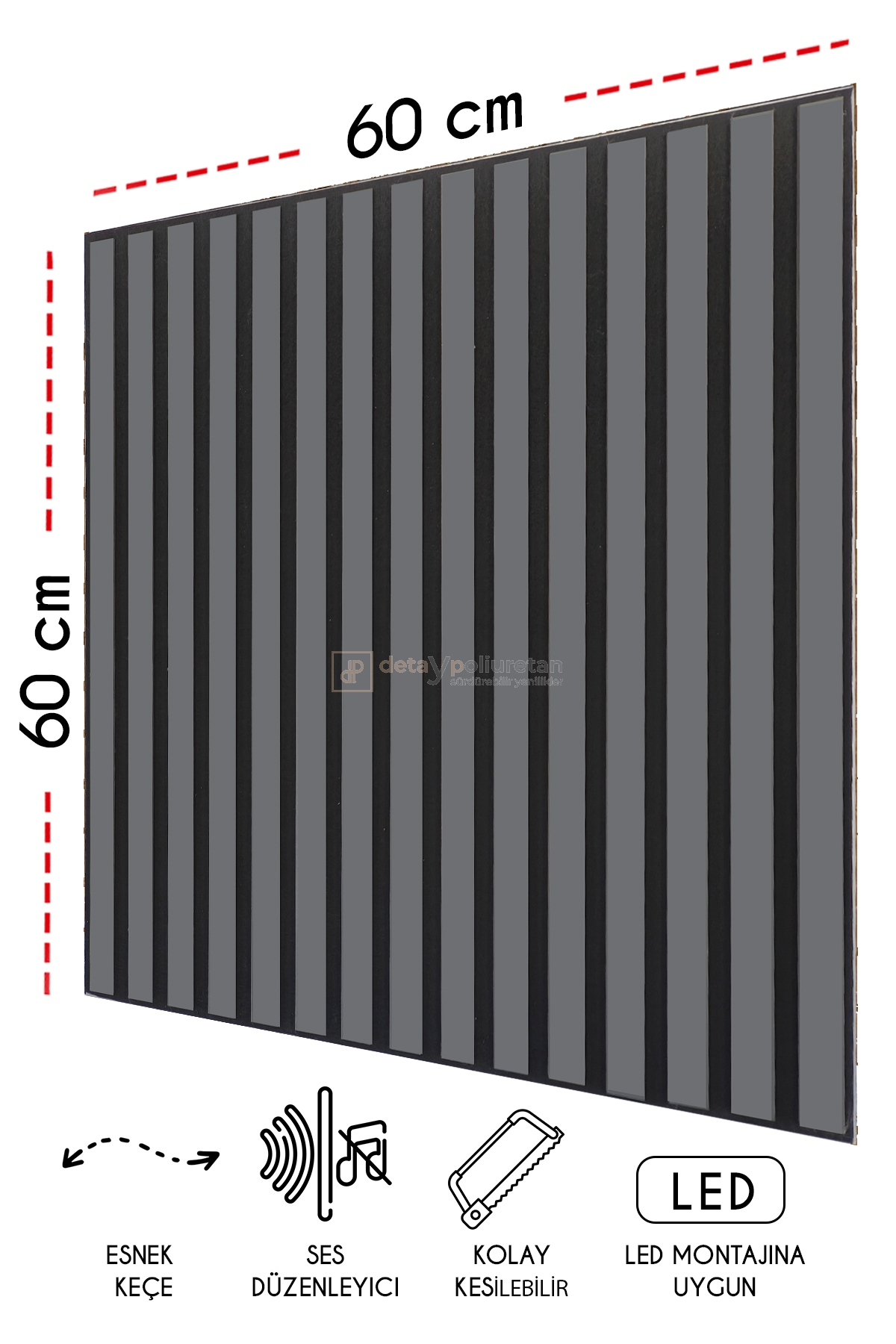60x60%20cm%20Mdf%20Ahşap%20Akustik%20Duvar%20Kaplama%20Paneli%20-Antrasit