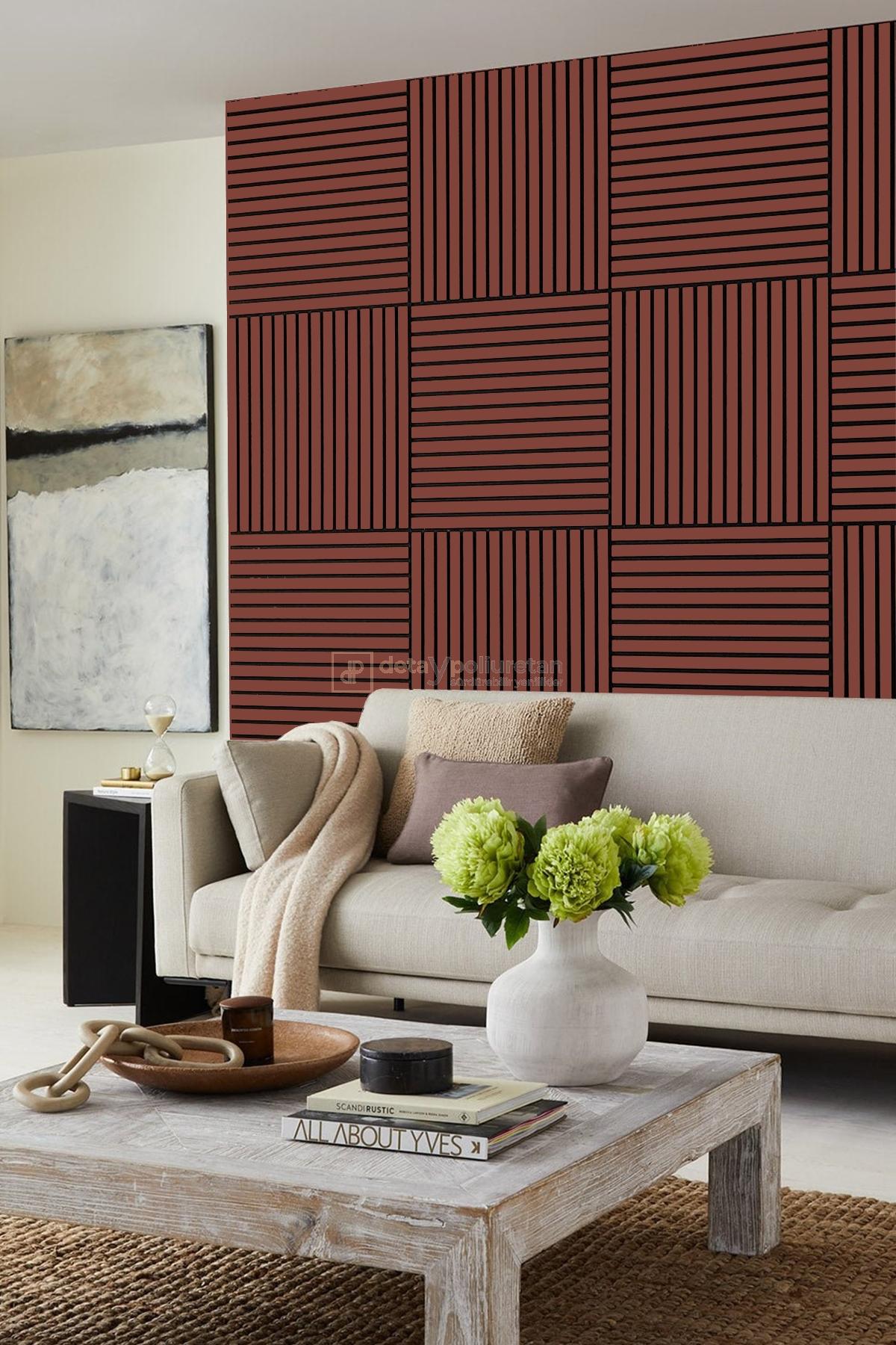 60x60%20cm%20Mdf%20Ahşap%20Akustik%20Duvar%20Kaplama%20Paneli%20-Kiremit
