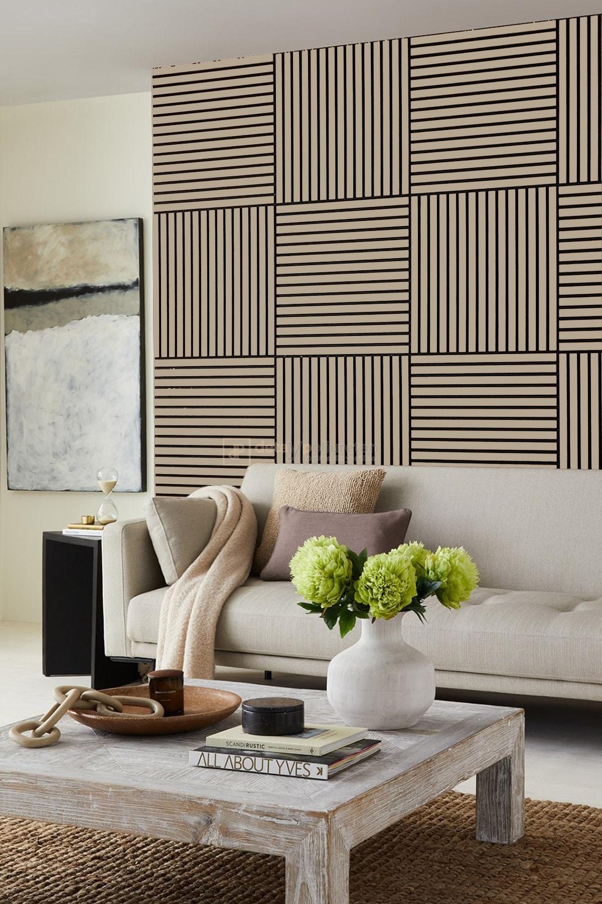 60x60%20cm%20Mdf%20Ahşap%20Akustik%20Duvar%20Kaplama%20Paneli%20-%20Krem