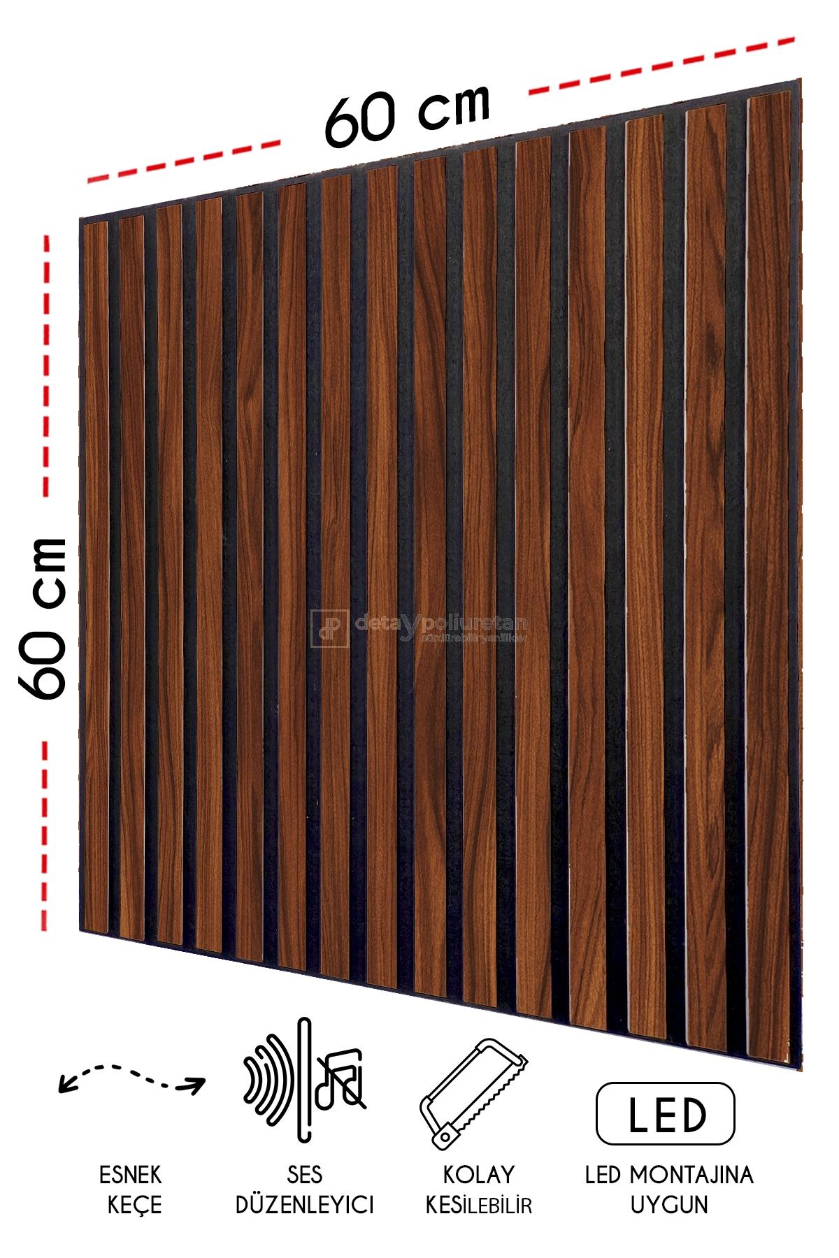 60x60%20cm%20Mdf%20Ahşap%20Akustik%20Duvar%20Kaplama%20Paneli%20-%20Polisander