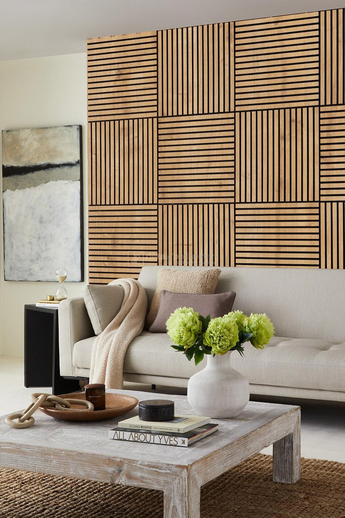 60x60%20cm%20Mdf%20Ahşap%20Akustik%20Duvar%20Kaplama%20Paneli%20-%20Safir%20Meşe