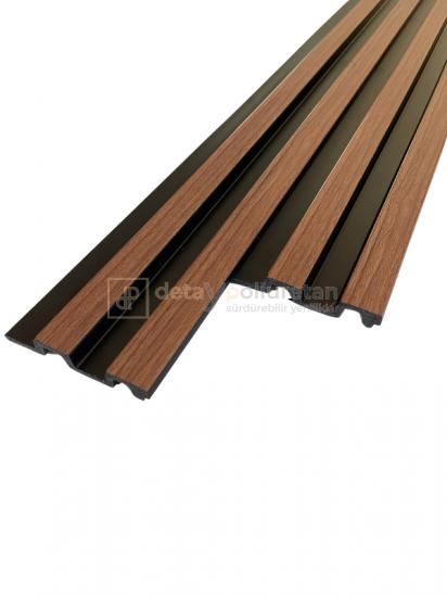 Detaypoliuretan (Siyah Ceviz) Zer Dekoratif Lambri Panel 12x290cm