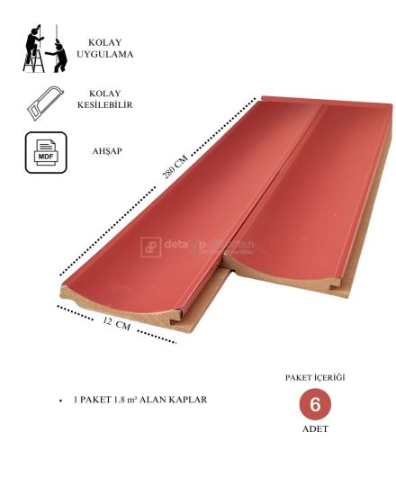 Yüzlerce Renk Seçeneği Mdf Lambri Panelleri