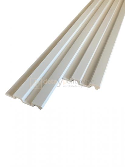 Detaypoliuretan (Beyaz) Klasik Dekoratif Lambri Panel 12x290cm