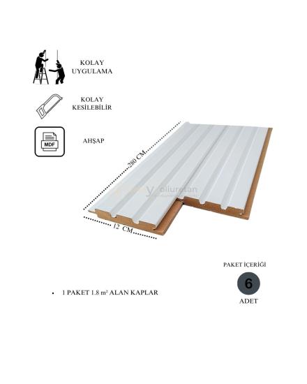 Yüzlerce Renk Seçeneği Mdf Lambri Panelleri