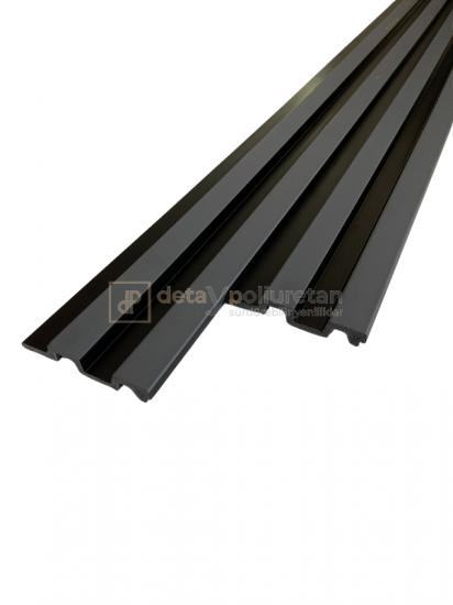 Detaypoliuretan (Siyah Antrasit) Klasik Dekoratif Lambri Panel 12x290cm
