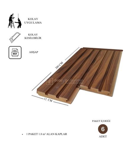 Yüzlerce Renk Seçeneği Mdf Lambri Panelleri