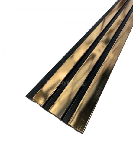 Detaypoliuretan (Siyah Gold) Zer Dekoratif Lambri Panel 12x290cm