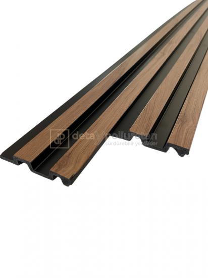 Detaypoliuretan (Siyah Meşe) Klasik Dekoratif Lambri Panel 12x290cm
