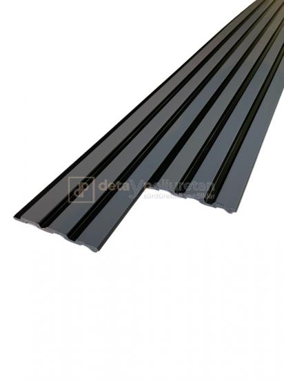 Detaypoliuretan (Siyah Antrasit) Zer Dekoratif Lambri Panel 12x290cm