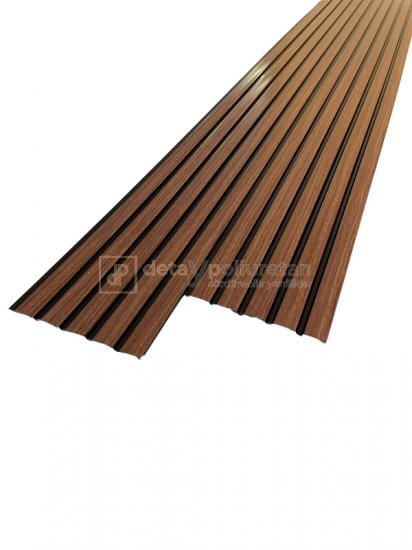 Detaypoliuretan (Siyah Ceviz) Mega Dekoratif Lambri Panel 20x290cm