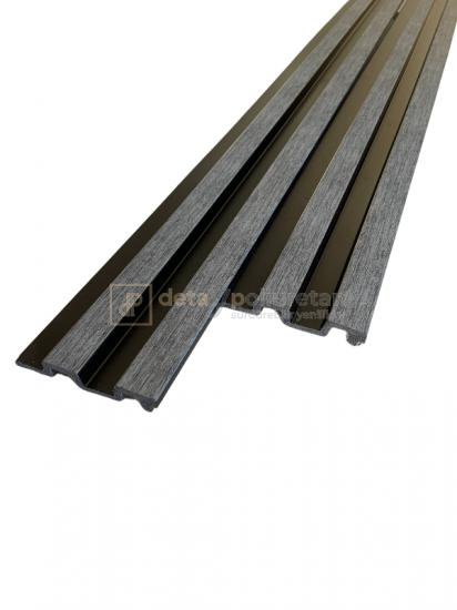 Detaypoliuretan (Siyah Gri) Klasik Dekoratif Lambri Panel 12x290cm