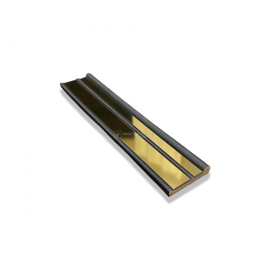  Lüx Profil 50 mm Bute Siyah Gold
